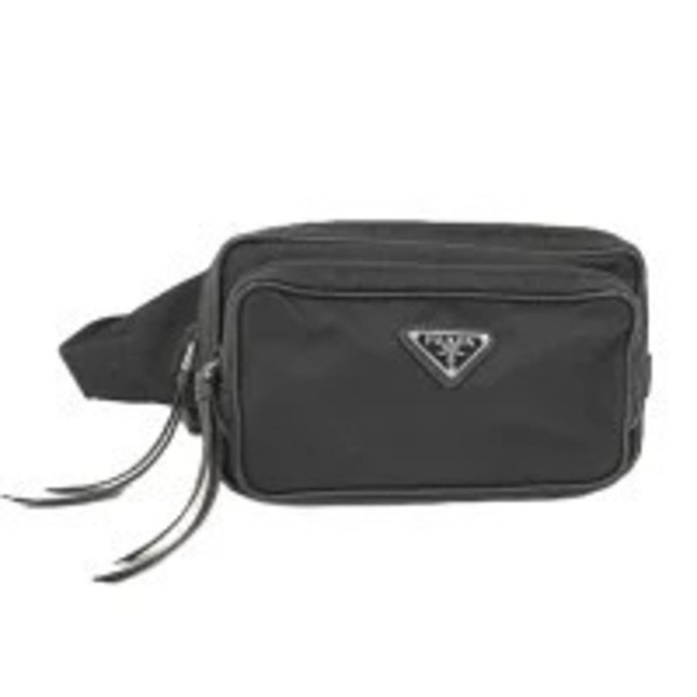 Prada Body Waist Crossbody Bag Black
